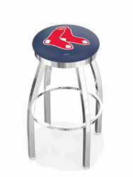 Boston Red Sox Ring Chrome Swivel Stool