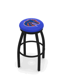 Boise State Black Ring Swivel Stool