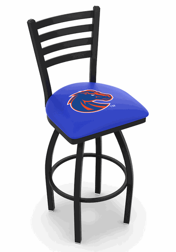 Boise State Ladder Back Swivel Stool