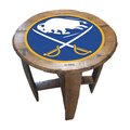 Buffalo Sabres Oak Barrel Table