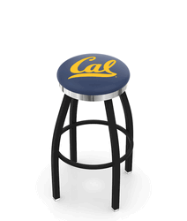 California Chrome Ring Swivel Stool