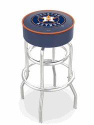 Houston Astros Cushion Bar Stool
