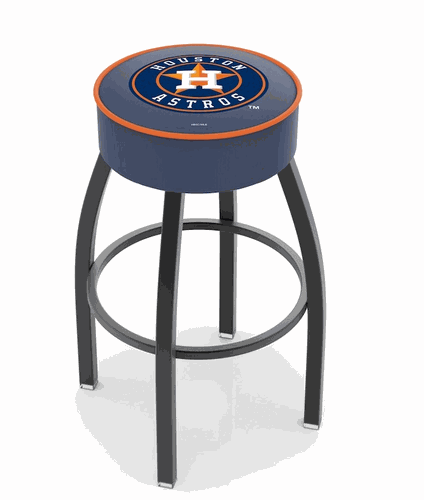 Houston Astros Cushion Swivel Stool