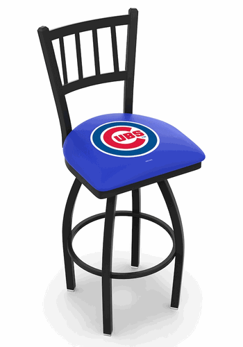 Chicago Cubs Jailhouse Back Swivel Stool