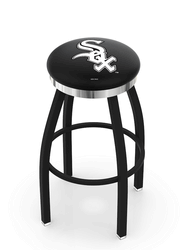 Chicago White Sox Chrome Ring Swivel Stool