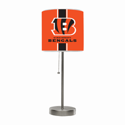 Cincinnati Bengals Chrome Table Lamp