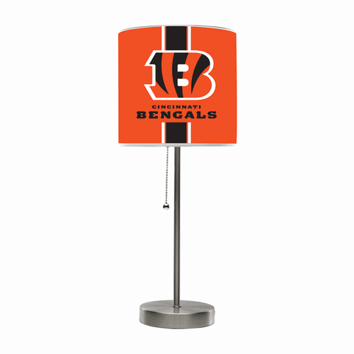 Cincinnati Bengals Chrome Table Lamp