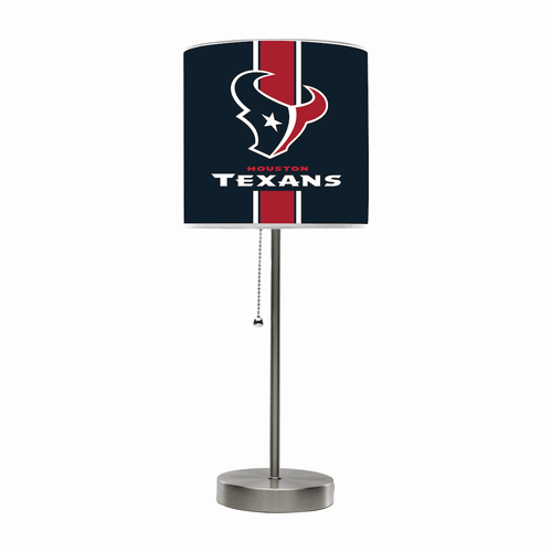 Houston Texans Chrome Table Lamp