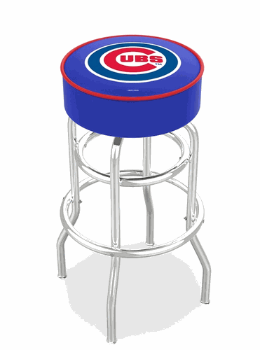 Chicago Cubs Cushion Bar Stool