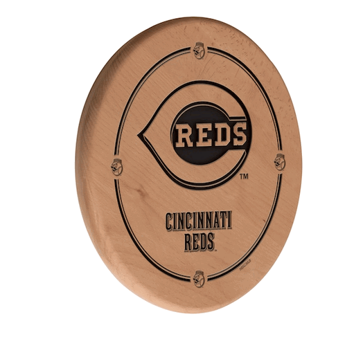 Cincinnati Reds Laser Engraved Solid Wood Sign