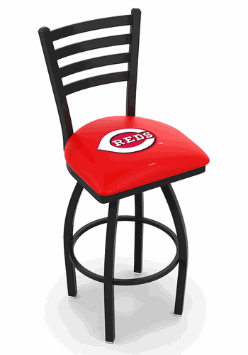 Cincinnati Reds Ladder Back Swivel Stool