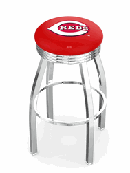 Cincinnati Reds Chrome Diner Swivel Stool