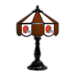 Cleveland Browns 21 Glass Table Lamp