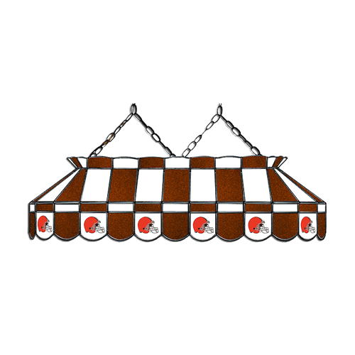 Cleveland Browns 40 Stained Glass Billiard Lamp