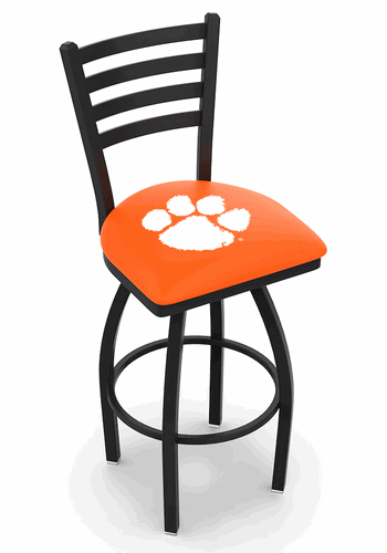Clemson Ladder Back Swivel Stool