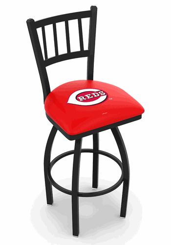 Cincinnati Reds Jailhouse Back Swivel Stool