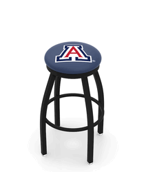 Arizona Black Ring Swivel Stool