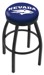 Nevada Black Ring Swivel Stool