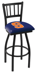 Syracuse Jailhouse Back Swivel Stool