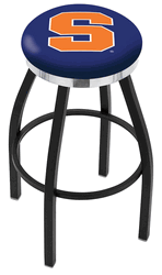 Syracuse Chrome Ring Swivel Stool