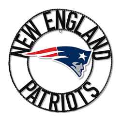 New England Patriots Wrought Iron Wall Art