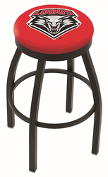 New Mexico Black Ring Swivel Stool