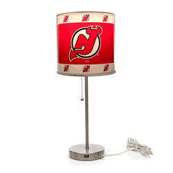 New Jersey Devils Chrome Table Lamp