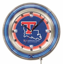 Louisiana Tech Neon Clock 19