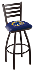 Kent State Ladder Back Swivel Stool