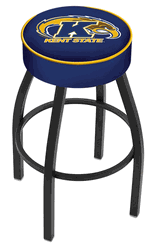 Kent State Cushion Swivel Stool