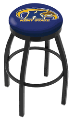 Kent State Black Ring Swivel Stool