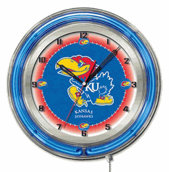Kansas Neon Clock 19