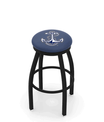Naval Academy Black Ring Swivel Stool
