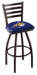 Montana State Ladder Back Swivel Stool