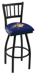 Montana State Jailhouse Back Swivel Stool