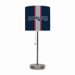 New England Patriots Chrome Table Lamp