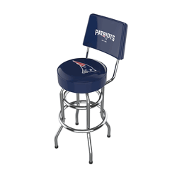 New England Patriots Barstool w/ Back