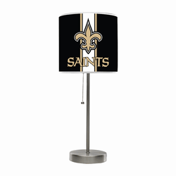 New Orleans Saints Chrome Table Lamp