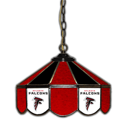 Atlanta Falcons 14 Stained Glass Pub Light