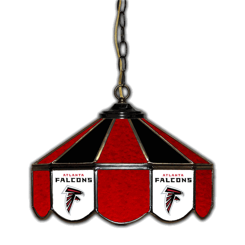 Atlanta Falcons 14 Stained Glass Pub Light