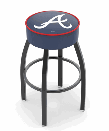 Atlanta Braves Cushion Swivel Stool