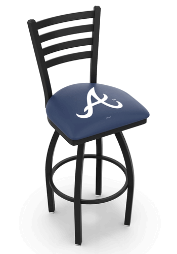 Atlanta Braves Ladder Back Swivel Stool