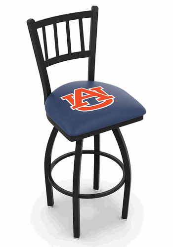 Auburn Jailhouse Back Swivel Stool