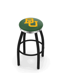 Baylor Chrome Ring Swivel Stool