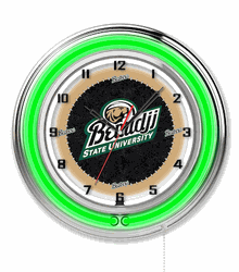 Bemidji State Neon Clock 19