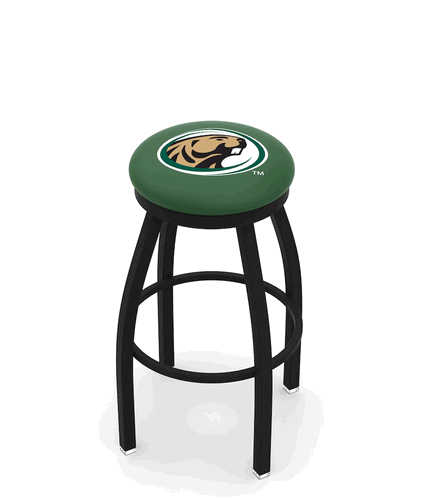 Bemidji State Black Ring Swivel Stool