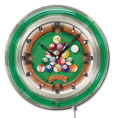 Billiard Neon Clock 19