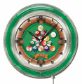 Billiard Neon Clock 19