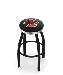 Boston College Chrome Ring Swivel Stool