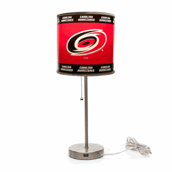 Carolina Hurricanes Chrome Table Lamp